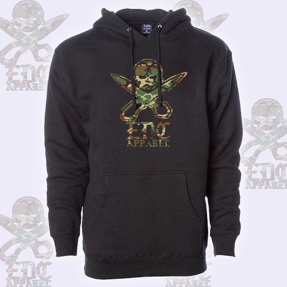 Camo Skull Tees and Hooded Pullovers